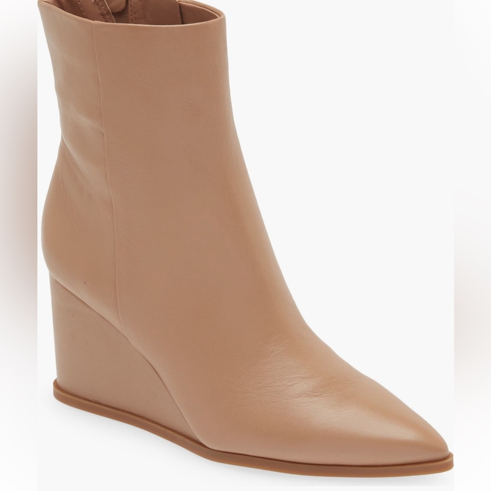 Nordstrom Tan Wedge Boots